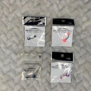 Body Candy Belly Button Ring Set NWT